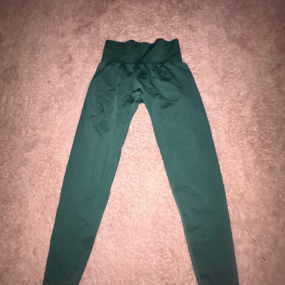 Green  Leggings